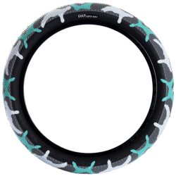 CULT X VANS Tire, Teal Camo, 16'' X 2,30''